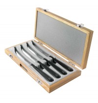 Robert Welch Signature Steak Knives x 4 (wooden case)